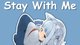 【Hololive Song / Gawr Gura Sing 唱歌】Miki Matsubara (松原みき) - Stay With Me (真夜中のドア) (with Lyrics)