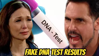 Fake DNA test results - Bill is Luna's father The Bold and the Beautiful Spoilers