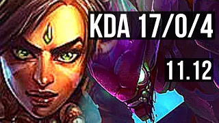 NIDALEE vs KHA'ZIX (JUNGLE) | 17/0/4, Legendary, 500+ games | EUW Master | v11.12