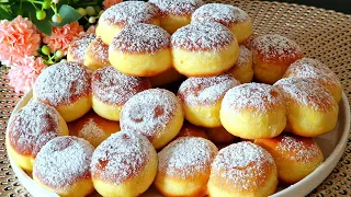 If you have 1 egg, flour and sugar, prepare this delicious recipe, without oven, very easy