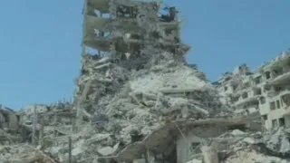 Destruction revealed: An entire Syrian district lies in ruins