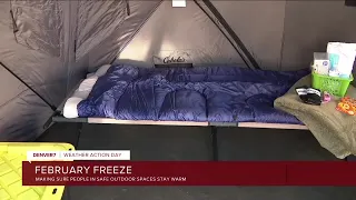 Safe Outdoor Spaces helping homeless stay warm