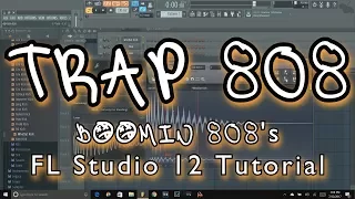 FL Studio 12 tutorial How to make 808 Bass for trap and hip hop