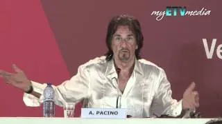 Al Pacino on Wilde Salome @ Venice Film Festival Part 2