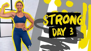 30 Minute BIRTHDAY Biceps and Back AMRAP Workout | STRONG - Day 3