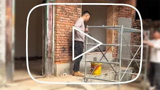 Two brothers returned hometown to clean and renovate the old house left by their parents