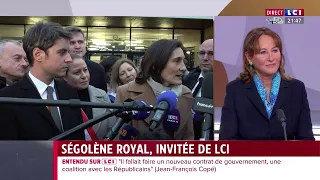 "Je demande au président de nommer un ministre de l'Education à plein temps" : Ségolène Royale