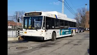 Bee-Line Bus: On Board NABI 40LFW Hybrid [#221] Route 19 Bus to Katonah