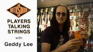 Geddy Lee Talks About Rotosound Swing Bass 66 Bass Guitar Strings