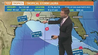 Saturday Morning Tropical Update: Marco and Laura both could have Louisiana landfalls