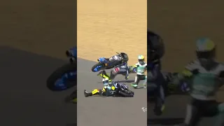 motogp or pin bowling😂😂 #motogp #dragrace #bike #bikeracing #bikeaccident #accident #amazing #funny