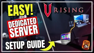 Setup Dedicated Server in V Rising - HOW TO (Local Server) @Vedui42