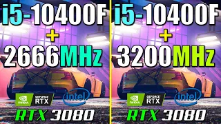 i5 10400F | 2666MHz vs. 3200MHz | Does RAM Speed Matter?