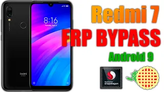 Xiaomi Redmi 7 FRP BYPASS GOOGLE ACCOUNT UNLOCK|РАЗБЛОКИРОВКА ОБХОД ГУГЛ АККАУНТА 2020 Android 9