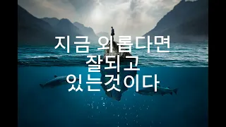 지금 외롭다면 잘되고 있는것이다//한상복 지음//위즈덤하우스