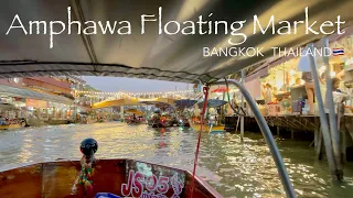 Amphawa Floating Market Bangkok Thailand A Night Market unlike any other! One of the best to explore