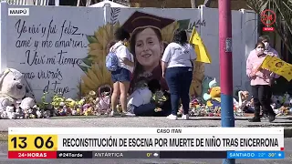 Realizan la reconstitución de escena del crimen del pequeño Itan