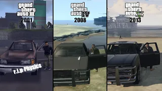 Evolution of the physics of doors in the GTA series