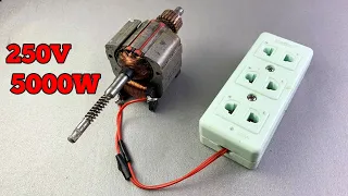 How to turn TV into 250V 5000W Free electric Generator