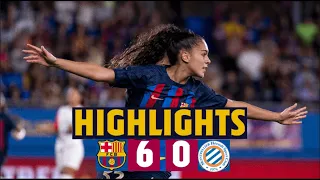 💥 HIGHLIGHTS I BARÇA WOMEN 6-0 MONTPELLIER I GAMPER 22/23 💥