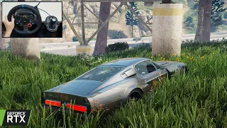 GTA 5 - Rebuilding A Ford Mustang Shelby GT500 1967 - Logitech G29 Gameplay