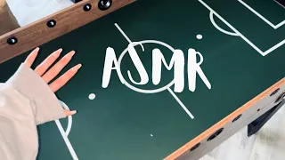 ASMR - Tapping on a foosball table w/ long nails!