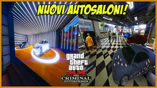 NUOVI AUTOSALONI RILASCIATI SU GTA 5 ONLINE! COME FUNZIONANO? (GTA 5 ITA DLC Criminal Enterprise)