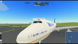 Doing an EMERGENCY LANDING at IZOLIRANI (in-game) in PTFS...