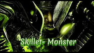 КЛИП Aliens VS Predator  SKILLET  - MONSTER REMIX