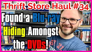 Thrift Store Haul #34 | A Blu-ray Straggler Hanging with the DVDs!