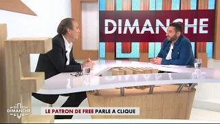 Le patron de Free parle à Clique - Clique Dimanche du 22/10 - CANAL+