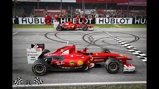 Ferrari F1 Schumacher & Barrichello V10 engine Flyby