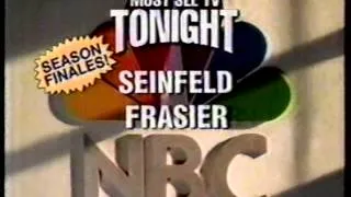 1994 MUST SEE TV PROMOS: SEINFELD REGIS KATHIE LEE, FRASIER, FRIENDS, BLACKOUT THURSDAY