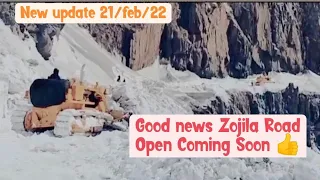 New update today/21/feb/22 Road clearance at (. . . . . .  .  )#zojilapass #syedbaifff