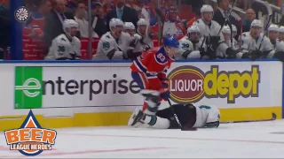 Zack Kassian and Oilers Destroy the Sharks - Beer League Heroes