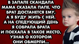 В запале скандала мама сказала папе, что брат достанется ему, а я буду жить с ней. А на следующий…