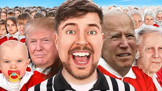 US Presidents Ages 1 - 100 Fight For $500,000 | MrBeast AI Parody