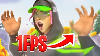 Ich spiele Fortnite auf 1 FPS ... ☠️