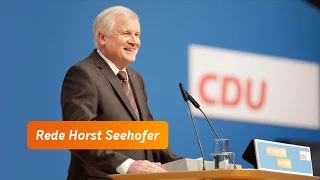 Rede von Horst Seehofer #cdupt15