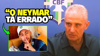 TITE NÃO GOSTOU NADA DA DECISÃO DO NEYMAR EM ENTREVISTA DO TÉCNICO DA SELEÇÃO BRASILEIRA