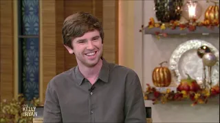 Freddie Highmore on "LIVE with Kelly and Ryan" (November 2022)