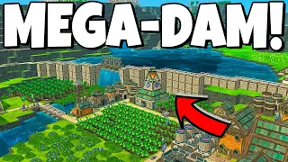 Engineering the MEGA DAM to save my beavers in Timberborn!