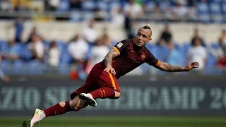 Radja Nainggolan ●Crazy Defensive Skills & Goals● The Ocean - 2017 HD