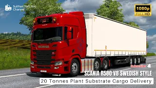 [1.50] Venus Swedish Style🔥Scania R580 V8 Euro 6 | Cogel Cargo Trailer | Euro Truck Simulator 2