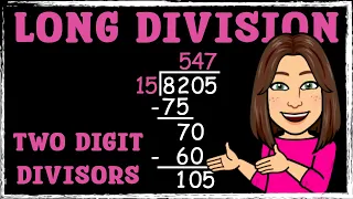 2-digit Divisor | Long Division | Maths with Mrs. B