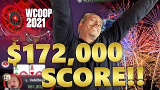 BIGGEST ONLINE SCORE OF MY CAREER!!! ♣ WCOOP 2021 ♣ Lex Veldhuis