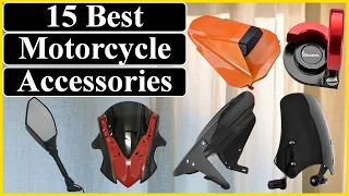 ✅Motorcycle Accessories :Top 15 Best Motorcycle Gadgets & Accessories 2021 - UPDATED