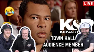 Key & Peele Town Hall Audience Member REACTION!! | OFFICE BLOKES REACT!!