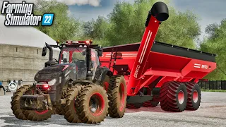 Cutting Beets With An Auger Wagon!? (Edgewater) | Farming Simulator 22