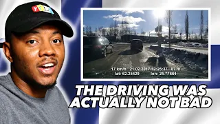 AMERICAN REACTS To Bad Drivers of Finland | Dashcam Finland